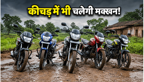 Best Bikes for Monsoon 2026: Top Mileage Motorcycles with High Ground Clearance for Rural Roads & Muddy Tracks