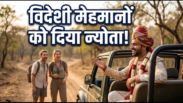 Gujarati Groom Invites Italian Tourists to Wedding in Viral Safari Video: A Heartwarming Gesture of Indian Hospitality