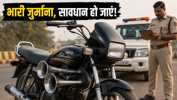 Hero Splendor with Train Horn: Viral Modification Risks, Heavy Fines, and Legal Consequences in 2026 Hero Splendor with Train Horn: Viral Modification Risks, Heavy Fines, and Legal Consequences in 2026