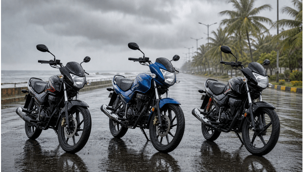 Best 100-110cc Bikes Under 1 Lakh for Monsoon 2026: Safety and Mileage Guide