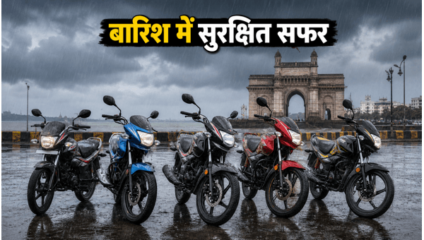 Best 100cc Bikes Under 1 Lakh for Mumbai Monsoon: Safe and Affordable Options 2026
