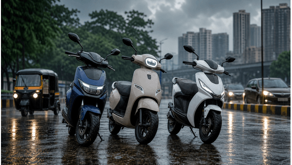 Best Electric Scooters Under 1 Lakh for Monsoon 2026: Performance and Safety Guide
