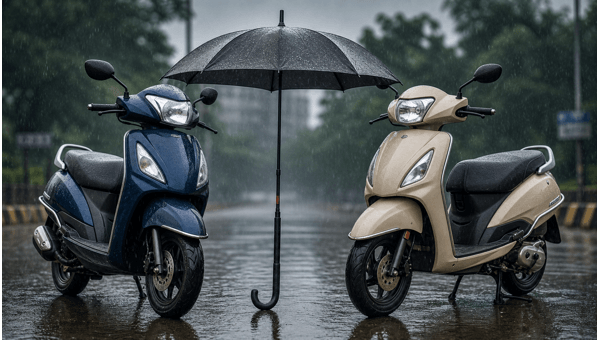 Suzuki Access 125 vs TVS Jupiter 125: Best Scooter for Monsoon Safety 2026