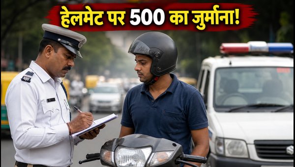 Bengaluru Traffic Police Helmet Fine: Rs 500 Penalty for Non-ISI Helmets and Half-Helmets in 2026