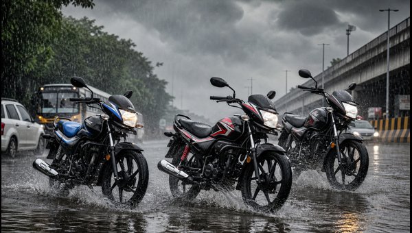 Best 100-110cc Bikes for Monsoon 2026: Safe Rides Under 1 Lakh in MP and Rajasthan