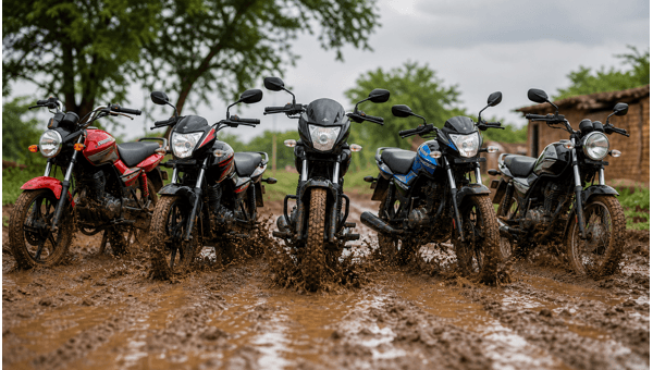 Best 100-125cc Bikes for Monsoon 2026: Top Rural Commuter Motorcycles for Muddy Roads