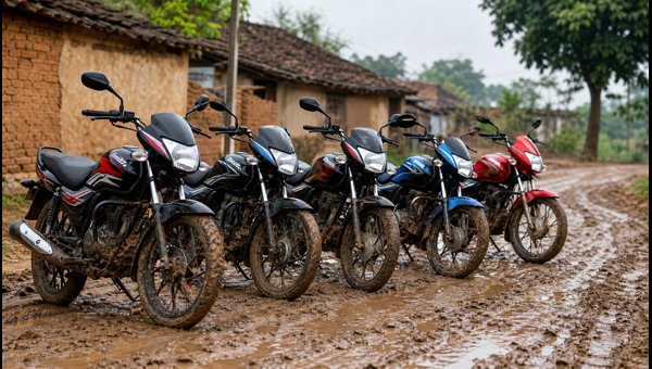 Best Bikes Under 1 Lakh for Muddy Roads: Top 5 Motorcycles for Rainy Season in Rajasthan 2026 Best Bikes Under 1 Lakh for Muddy Roads: Top 5 Motorcycles for Rainy Season in Rajasthan 2026