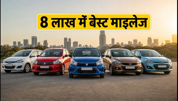 Best Mileage Cars Under 8 Lakhs in 2026: Monsoon Offers, CNG Savings, and Latest Fuel Price Update