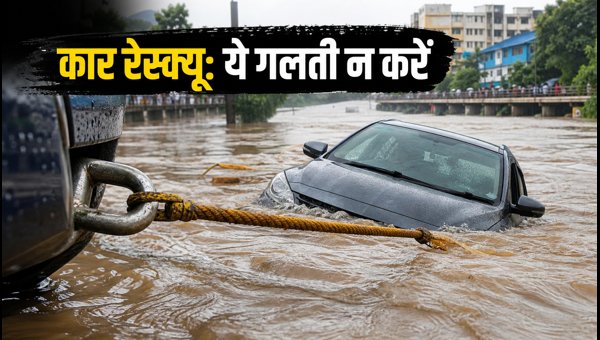 Car Rescue Tips During Maharashtra Floods 2026: How to Avoid Hydrolock and Engine Damage