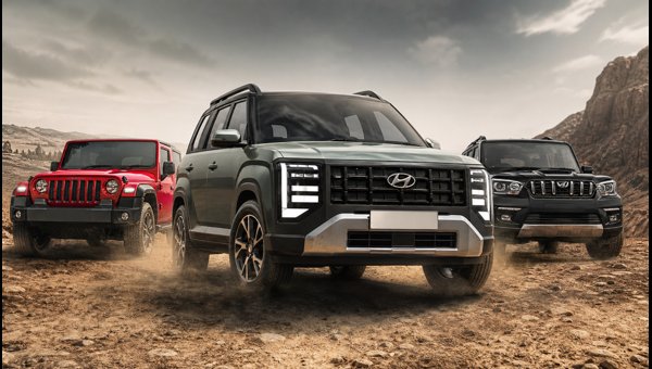 Hyundai Boulder Patent Leak: Should You Wait or Buy Mahindra Thar or Scorpio-N in 2026? Hyundai Boulder Patent Leak: Should You Wait or Buy Mahindra Thar or Scorpio-N in 2026?