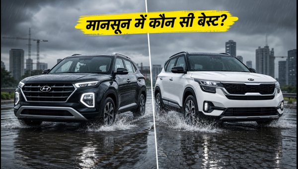 Hyundai Creta vs Kia Seltos 2026: Best SUV for Monsoon Driving and Safety