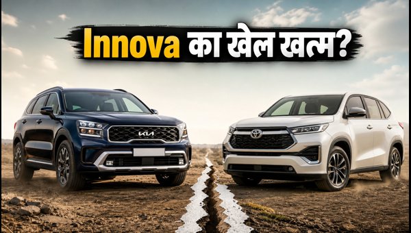 Kia Sorento Hybrid Teased: Is It Better Than Toyota Innova HyCross? 2026 Comparison & Features Kia Sorento Hybrid Teased: Is It Better Than Toyota Innova HyCross? 2026 Comparison & Features