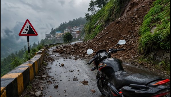 Kurseong Landslide Viral Video: Monsoon Bike Safety Tips for 100-125cc Riders in 2026 Kurseong Landslide Viral Video: Monsoon Bike Safety Tips for 100-125cc Riders in 2026