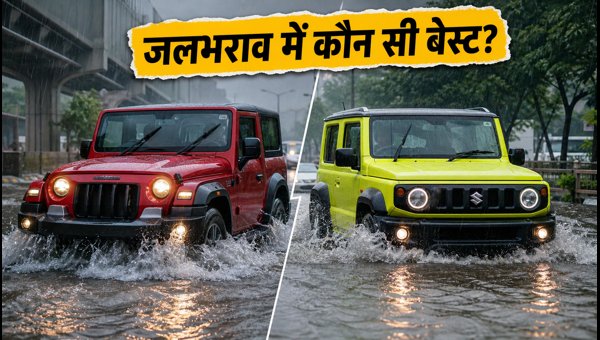 Mahindra Thar vs Maruti Jimny: Which 4x4 SUV is Best for Monsoon Waterlogging in 2026?
