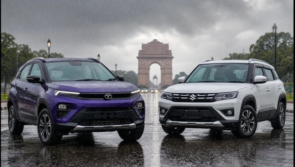 Tata Nexon vs Maruti Brezza 2026: Which SUV is Safer for Delhi's Monsoon Waterlogging? Tata Nexon vs Maruti Brezza 2026: Which SUV is Safer for Delhi's Monsoon Waterlogging?