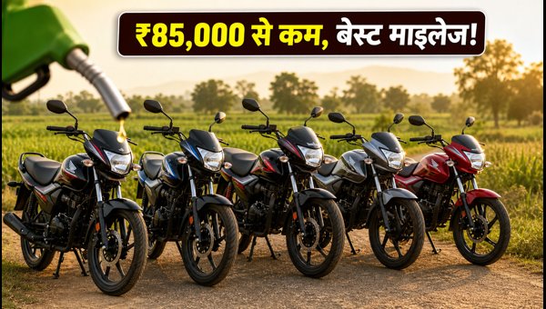 Best 100-110cc Mileage Bikes Under ₹85,000 in 2026: Top Affordable Options for Rural Roads