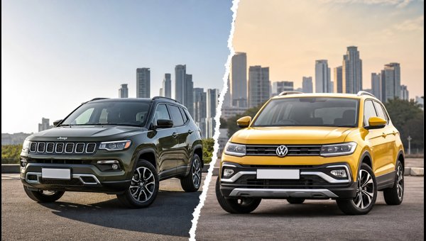 Jeep Compass vs Volkswagen Taigun: Best SUV Choice Under 20 Lakhs in 2026