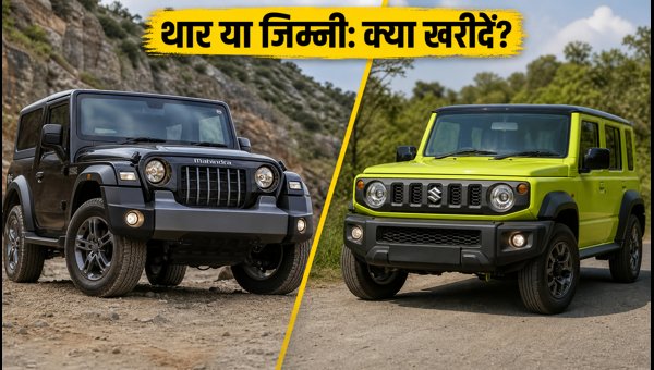 Mahindra Thar Facelift vs Maruti Jimny: Should You Wait for the New SUV or Buy Now? (2026 Comparison Guide) Mahindra Thar Facelift vs Maruti Jimny: Should You Wait for the New SUV or Buy Now? (2026 Comparison Guide)