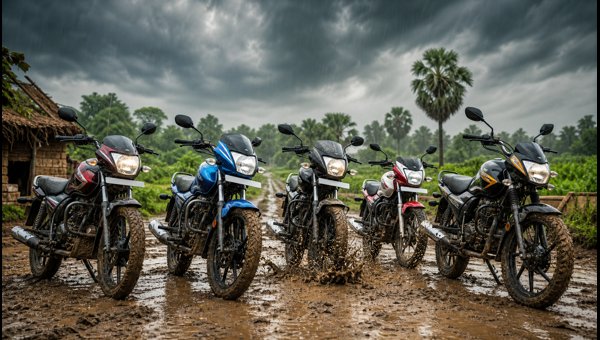 Best Mileage Bikes for Rural Roads 2026: Top 5 Durable Options for Muddy Tracks and Rain Best Mileage Bikes for Rural Roads 2026: Top 5 Durable Options for Muddy Tracks and Rain