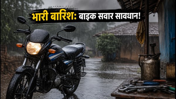 IMD Red Alert: Essential Monsoon Bike Safety Tips for 100-125cc Riders in Heavy Rain 2026 IMD Red Alert: Essential Monsoon Bike Safety Tips for 100-125cc Riders in Heavy Rain 2026