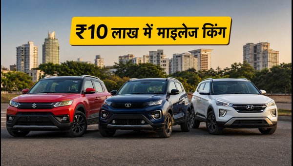 Best Mileage Compact SUVs Under 10 Lakhs in 2026: Top 5 Safety-Focused Cars for Daily Commute