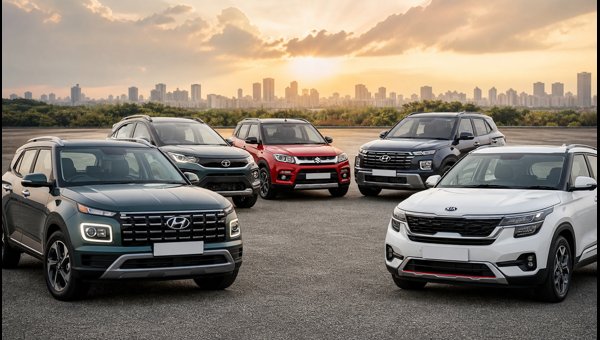 Best SUVs Under 15 Lakhs in 2026: Nexon, Brezza, Sonet, Venue Comparison