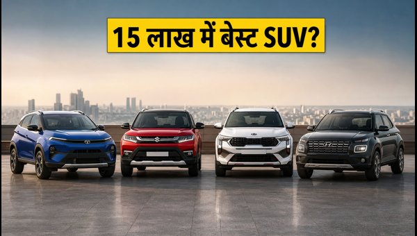 Nexon vs Brezza vs Sonet vs Venue: Best SUV Under 15 Lakhs for Festive Season 2026