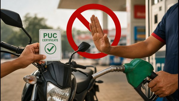 No PUC No Fuel Rule Delhi NCR 2026: Petrol Pump Restrictions for Two-Wheelers and Cars Explained