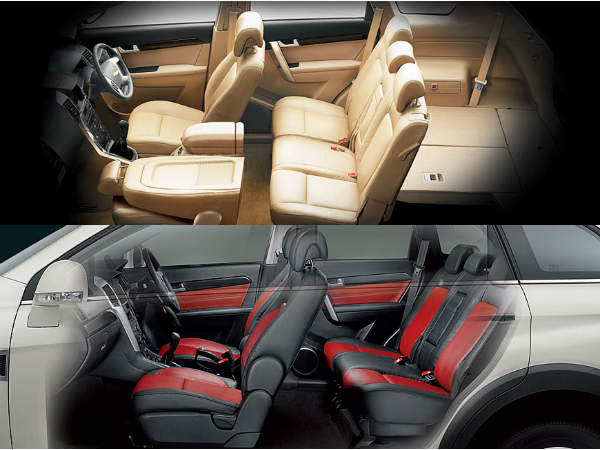 Chevrolet Captiva Interiors