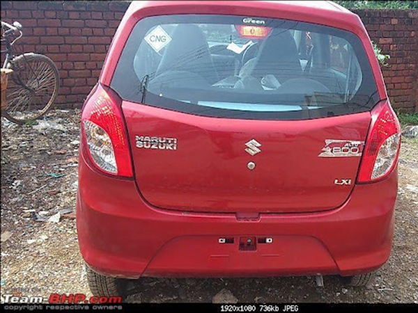 Maruti Suzuki Alto 800 - Rear