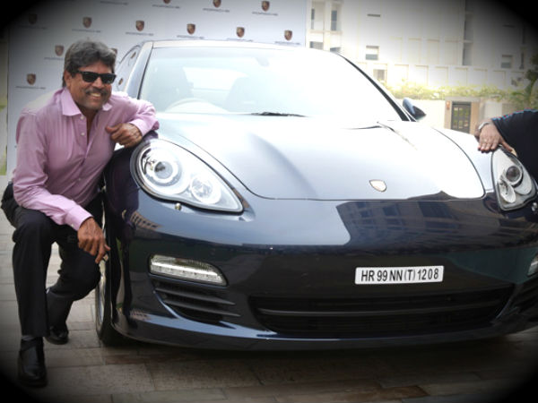 Kapil Dev's Porsche Panamera