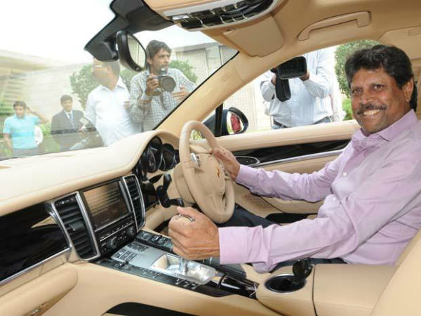 Kapil Dev's Porsche Panamera