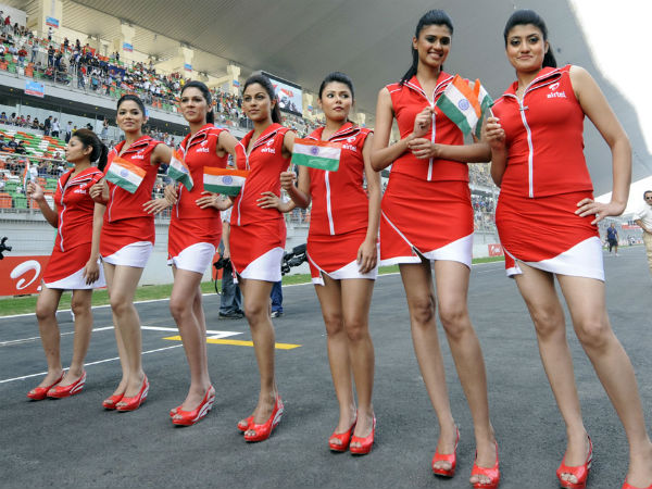 2012 F1 Indian GP Grid Girls
