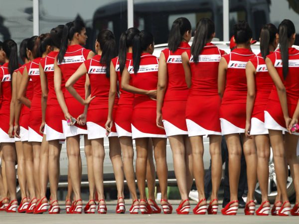 2012 F1 Indian GP Grid Girls