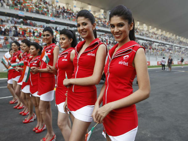 2012 F1 Indian GP Grid Girls