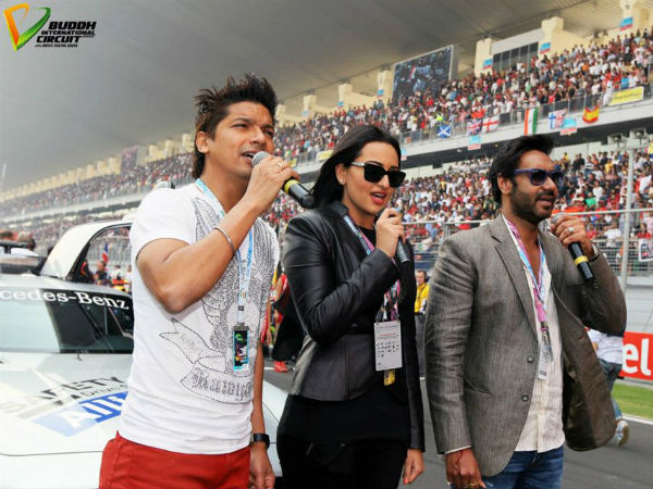 Celebrities At Formula One Indian GP