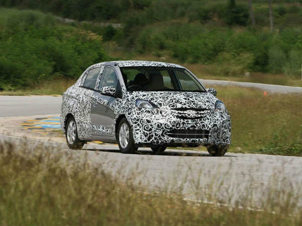 Honda Brio Sedan Spy Shot 1