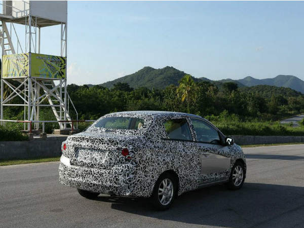 Honda Brio Sedan Spy Shot 2