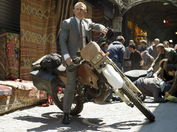 James Bond's Bike In Skyfall