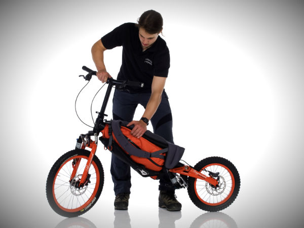 How to unpack the backpack bike? How to unpack the backpack bike?