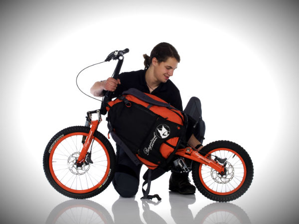 How to unpack the backpack bike? How to unpack the backpack bike?