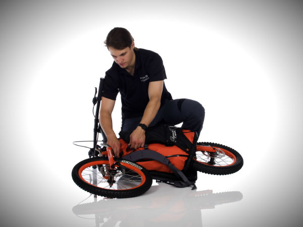 How to unpack the backpack bike? How to unpack the backpack bike?