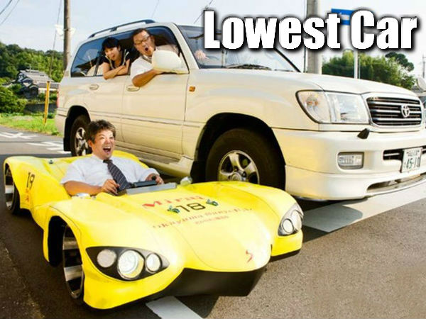World's lowest roadworthy car