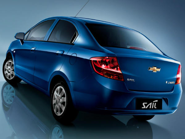 Chevrolet Sail Sedan Rear Chevrolet Sail Sedan Rear