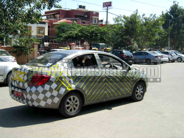 Sail Sedan Spy Shot - Rear Sail Sedan Spy Shot - Rear