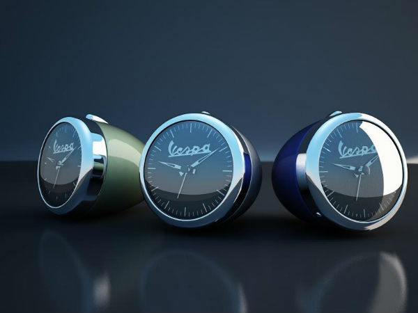 Vespa Table Alarm Clock