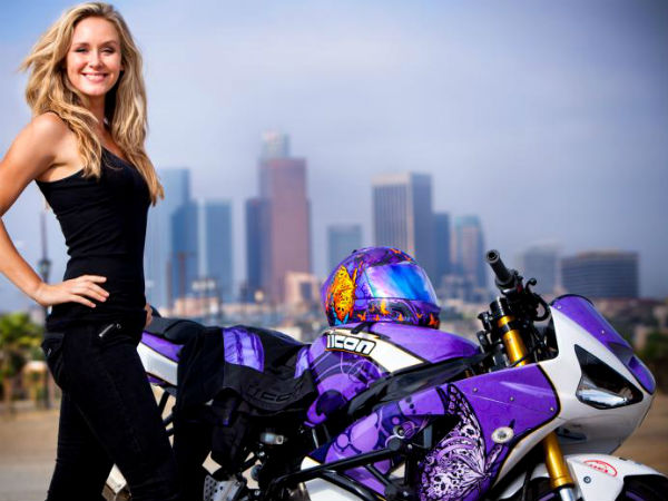 World's First Female Professional Stunt Biker