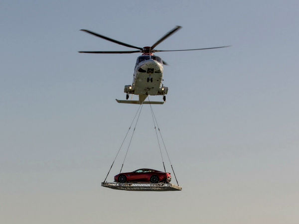 Vanquish On Burj Al Arab Helipad