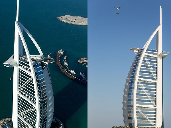 Vanquish On Burj Al Arab Helipad