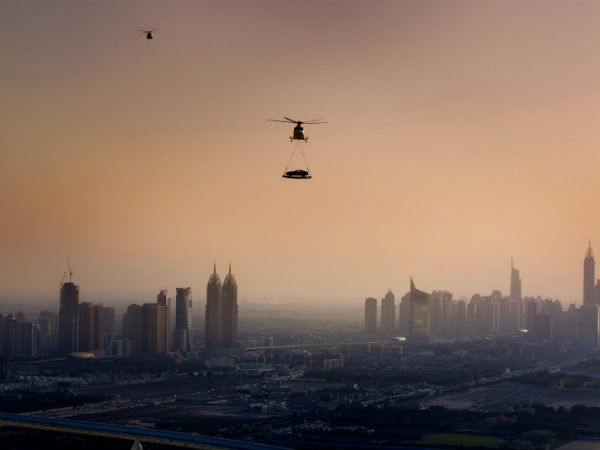 Vanquish On Burj Al Arab Helipad